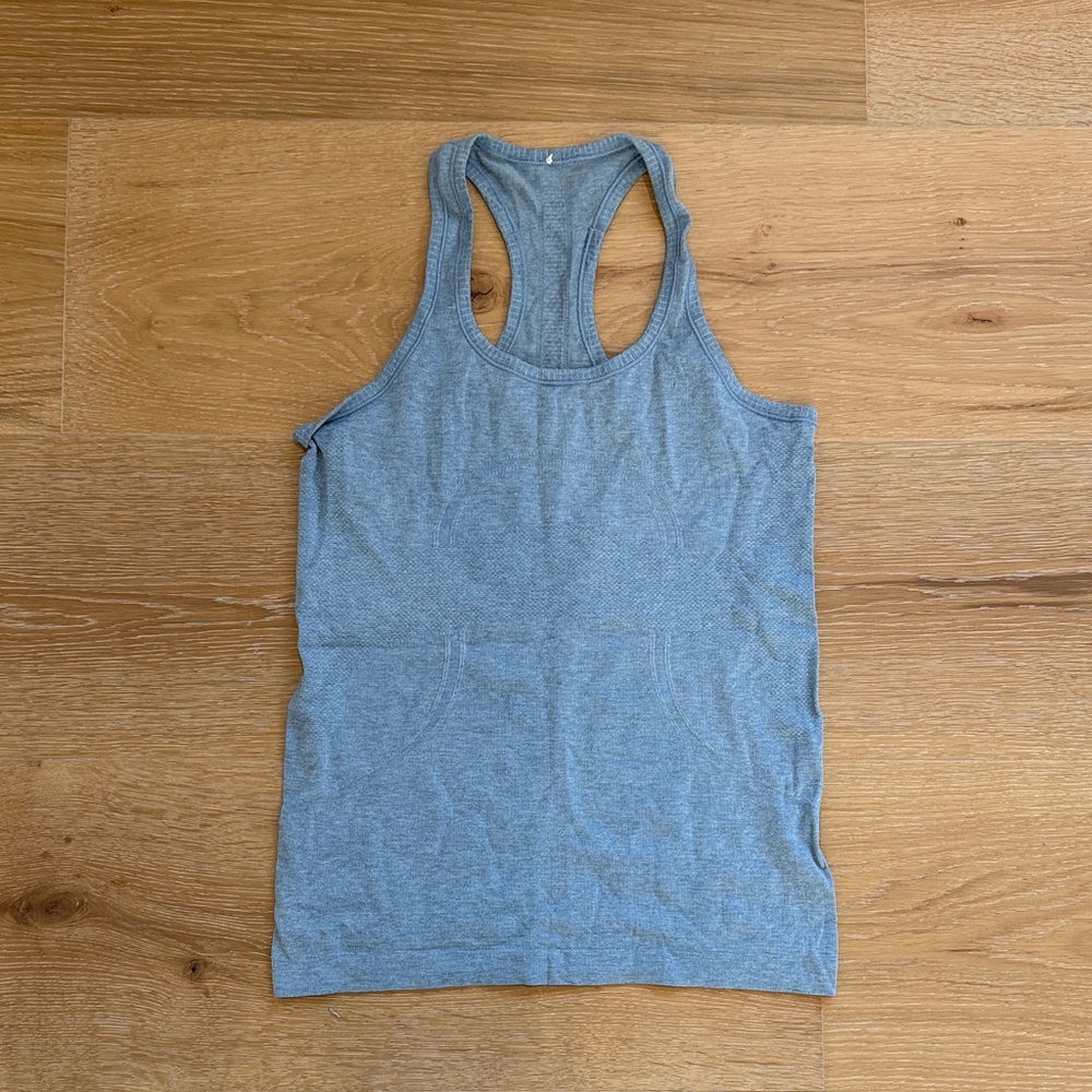 lululemon athletica Blue Tank Top